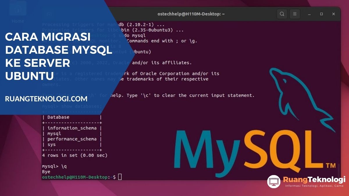 Cara Migrasi Database MySQL ke Server Ubuntu